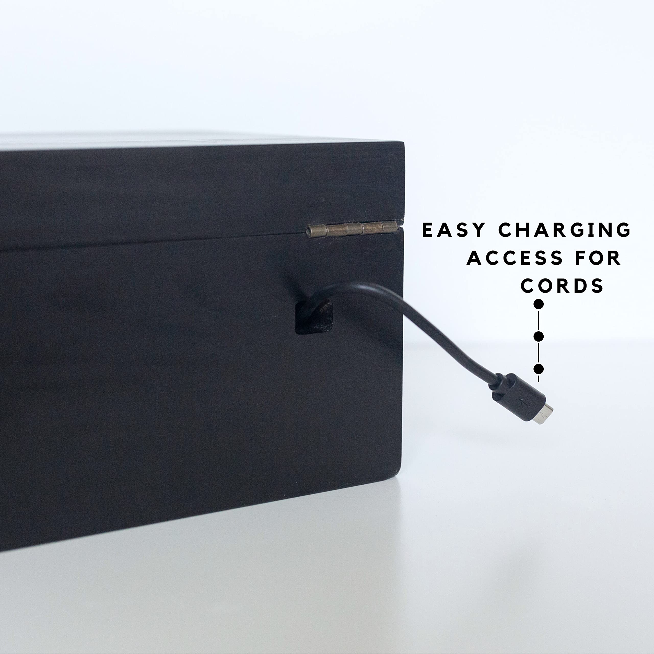 Amazon.co.jp: Small Wooden Adult Toy Box with Lock and Key